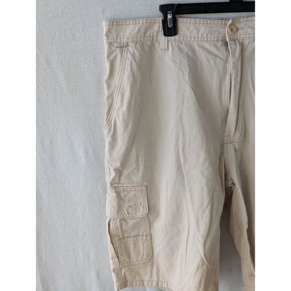 Y2k Ecko Unltd. Baggy Cargo Shorts Cream Men's Size 40 - Picture 3 of 13